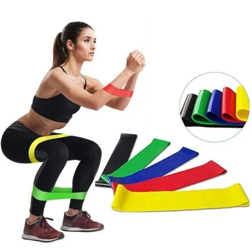 Pack De 5 Bandes De Resistance Latex – 5 Elastiques – Qualité Supérieur – Sports