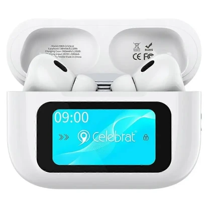 Airpods Pro CELEBRAT W63 TWS Bluetooth Earphones Touch Screen Charging Case ANC Wireless