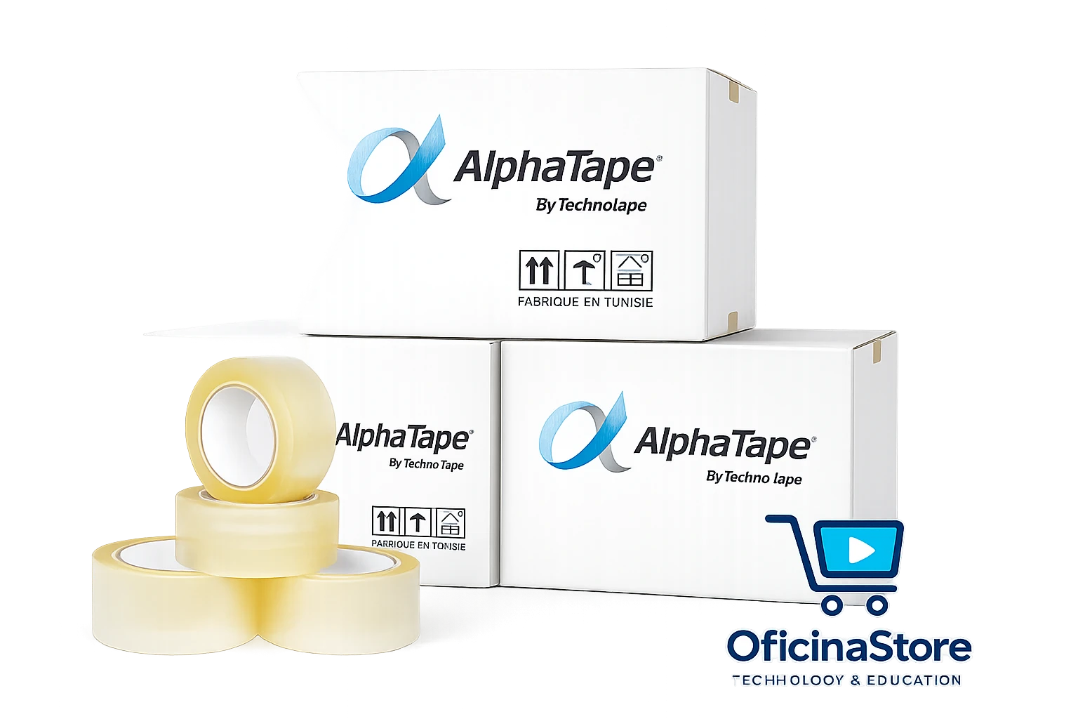 RUBAN ADHÉSIF TRANSPARENT 100Y EMBALLAGE