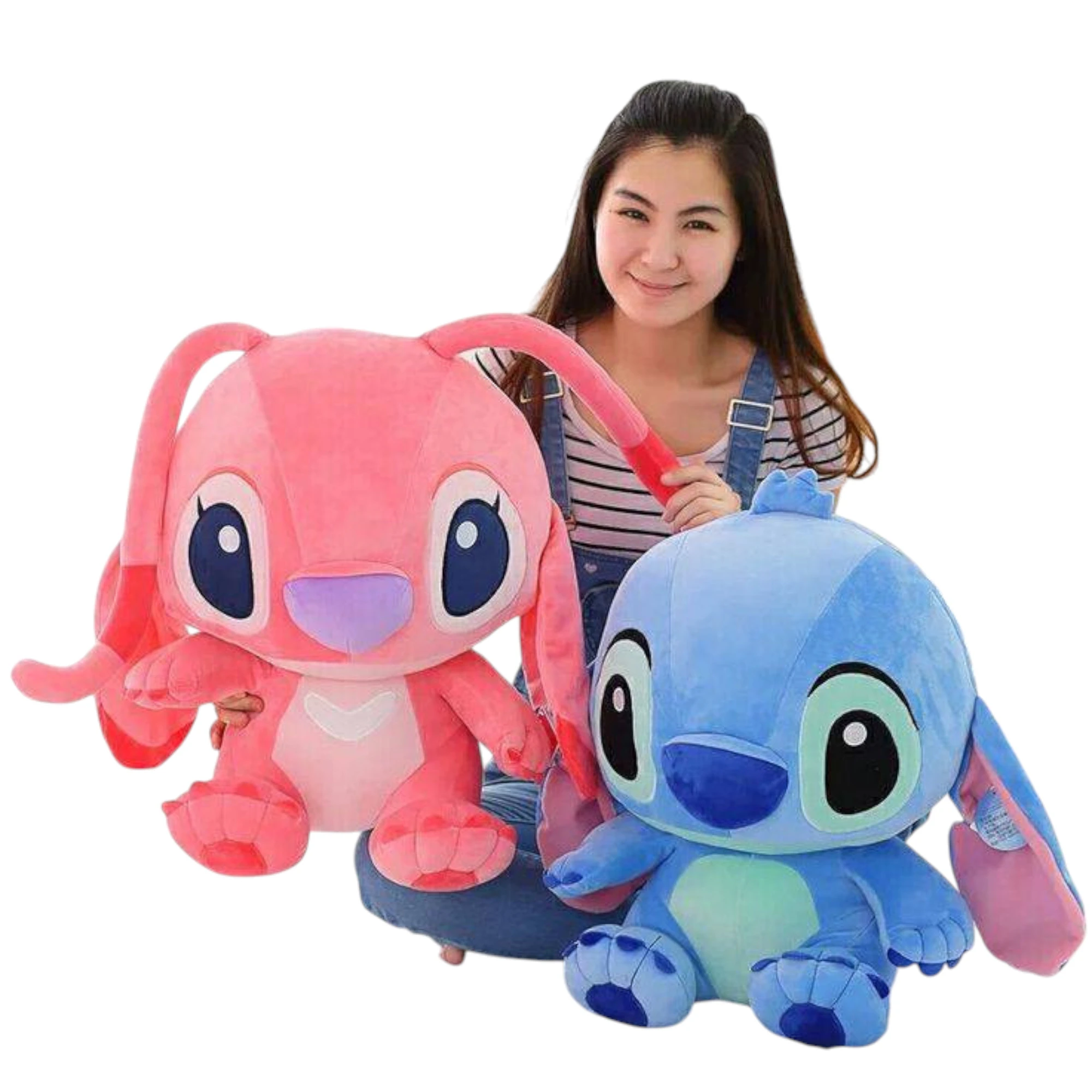 Peluche Stitch et Angel  45 cm