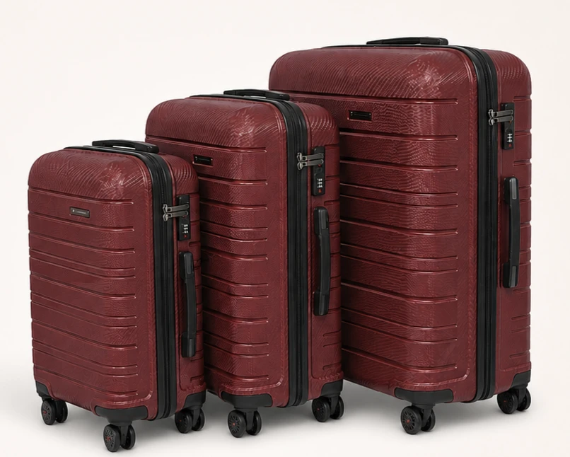 Série de 3 Valises En Polypropylène Incassable